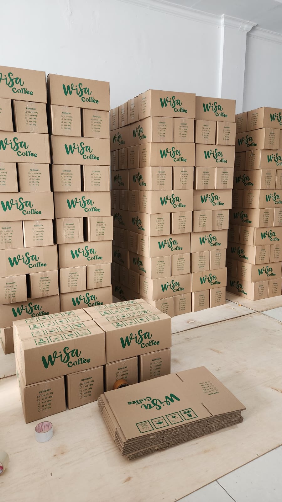 Gudang produksi Wisa Coffee