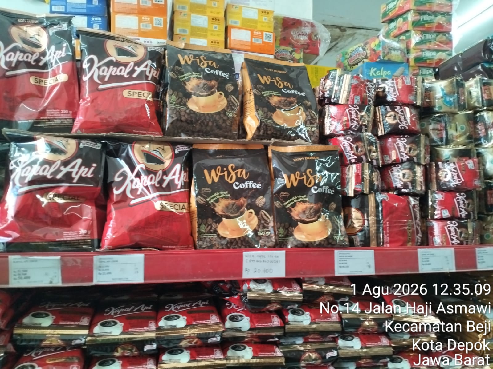 Rak Wisa Coffee 150gr di minimarket Beji